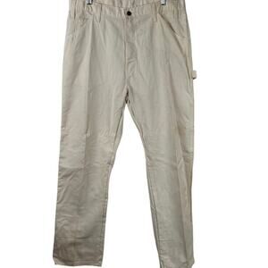 Dickies Mens Pants 36x32‎ Sherwin Williams White Painter Carpenter Workwear